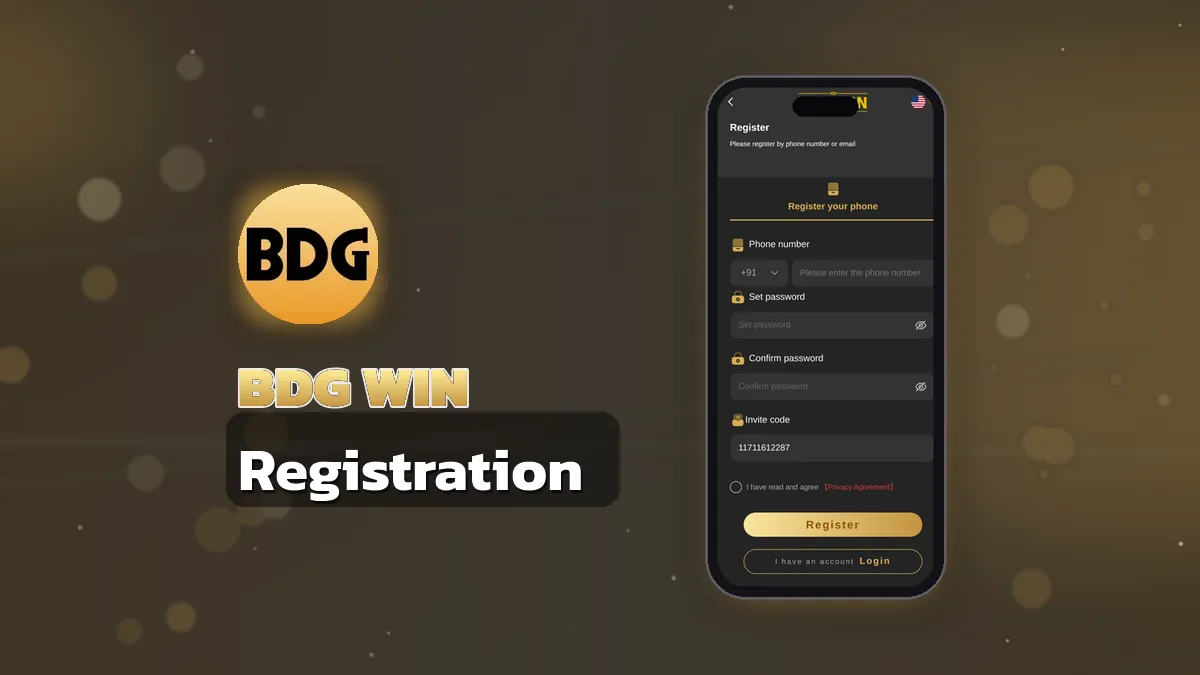 BDG Win Registration
